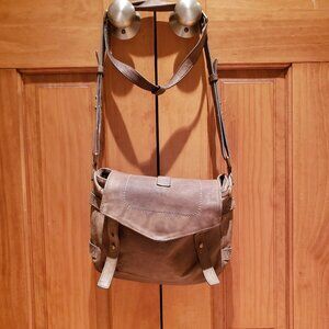 Joanna Maxham Brown Genuine Leather Satchel Crossbody Poland